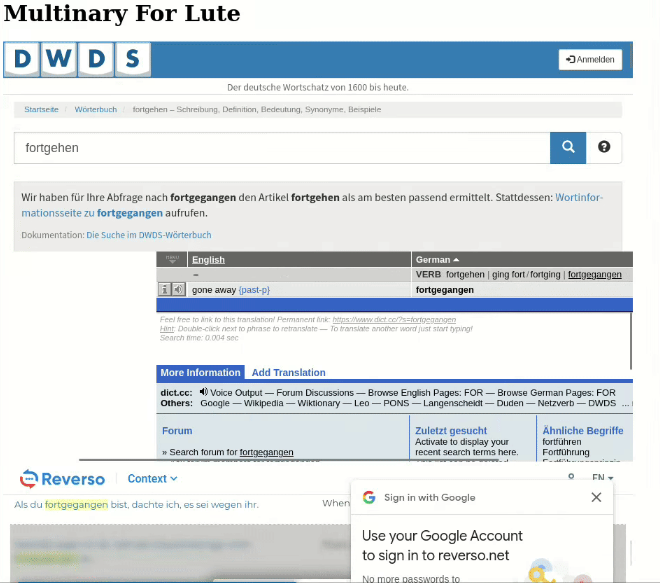 image from Multinary for Lute